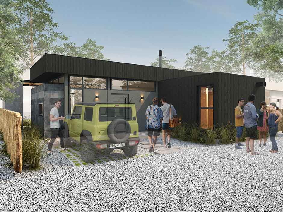 La imagen puede contener: Slide 1 - Casas Munay & Urpy, Herrera Arquitectos