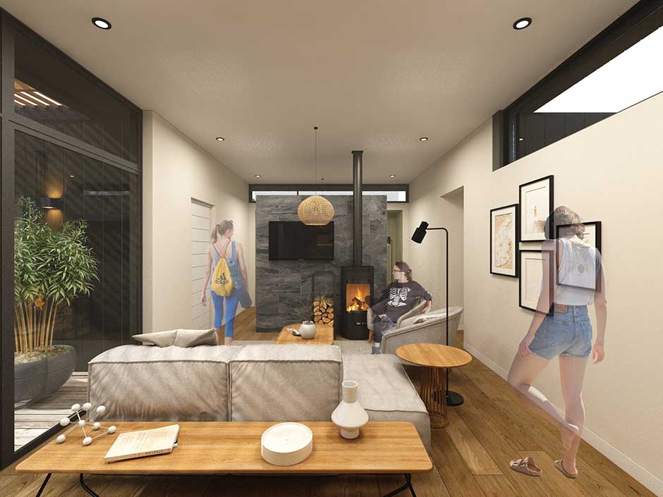 La imagen puede contener: Slide 5 - Casas Munay & Urpy, Herrera Arquitectos